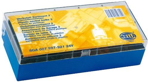 HELLA 8GA 007 997-921 Sortiment, Glühlampen 100 Stück Sortimentskasten 24V/ 1,2 - 5 Watt, 100 Stück