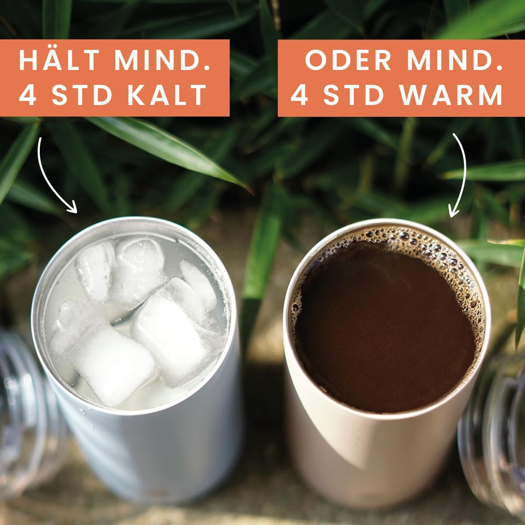 Groenenberg Thermobecher 350 oder 470ml | Kaffeebecher to go 100% Auslaufsicher | Hält mind. 4 h hei