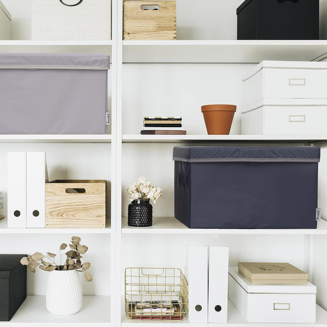 2-Set Aufbewahrungsbox Kinder (37x25x21cm) I Aufbewahrungskorb für Kinderzimmer und Wohnbereich I Ki