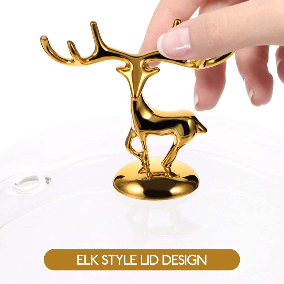 MAGICLULU Glastopf Mit Deckel 3L Borosilikatglas Suppentopf Transparent Kochtopf Mit Hitzebeständige