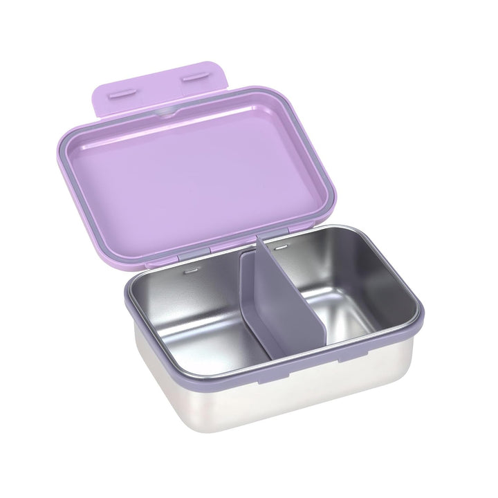 LÄSSIG Kinder Brotdose Edelstahl Lunchbox Frühstücksbox Nachhaltig Kindergarten Schule/Lunchbox Stai