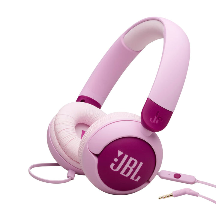 JBL Junior 320, On-Ear-Kopfhörer mit Kabel und eingebautem Mikrofon für Kinder, JBL Safe Sound, nied