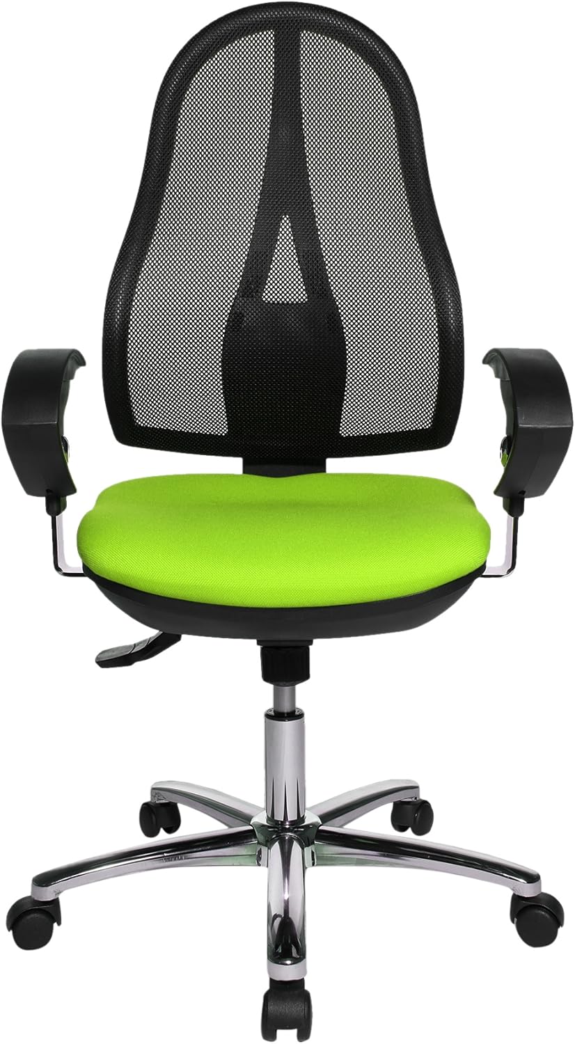 Topstar Open Point SY Deluxe, ergonomischer Syncro-Bandscheiben-Drehstuhl, Bürostuhl, Schreibtischst