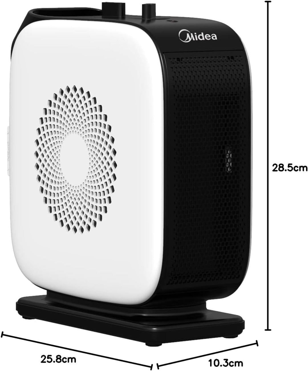 Midea Nty15-19Cae Heizlüfter, geringer Verbrauch, PTC, Keramik, tragbar, 1500 W, energieeffizient mi