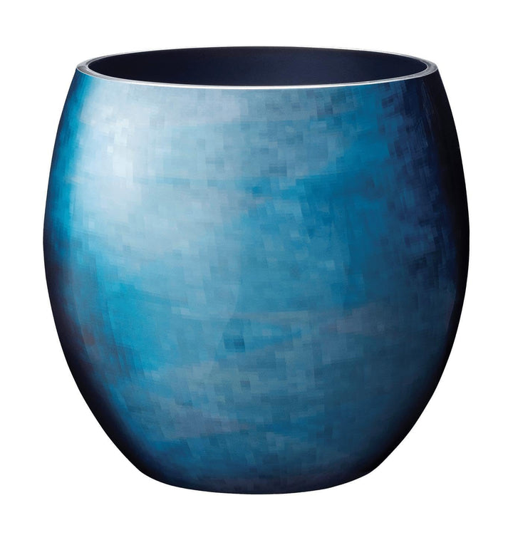 Stelton Stockholm Ø 203, Gross-Horizon Vase, Aluminium, 25.5 x 25.5 x 26 cm