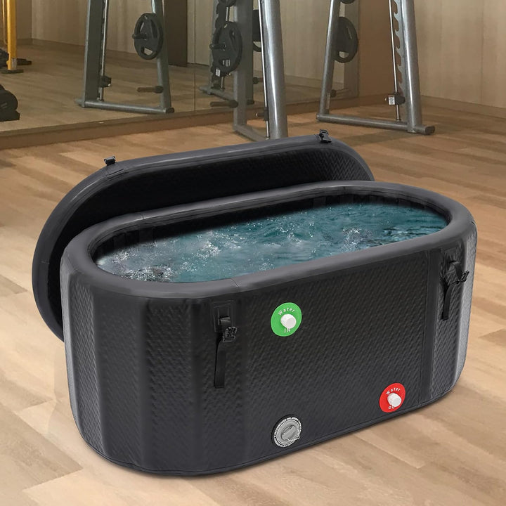 275L Eiswanne für Athleten aufblasbare Badewanne Freistehende Eisbadewanne Aufblasbare Faltbare Erwa