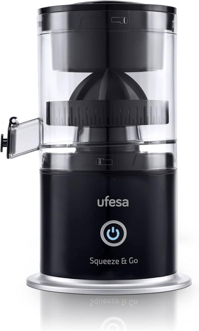 Ufesa Squeeze & Go, Zitruspresse Elektrisch mit USB-C wiederaufladbar, Tragbares, Orangenpresse, Zit