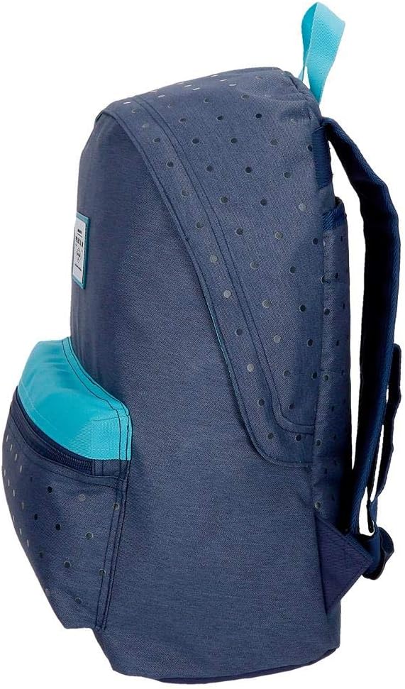 Pepe Jeans Molly An Trolley anpassbarer Rucksack Blau 31x42x17,5 cms Polyester 22.79L Adaptiver Ruck