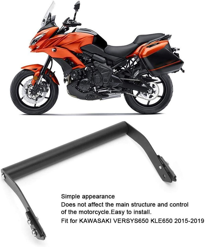 Terisass Motorrad Handyhalter GPS Navigationshalterung Modifikation Handyhalter für VERSYS650 KLE650