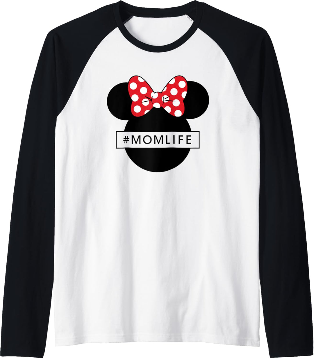 Disney Minnie Mouse Icon Mom Life Raglan
