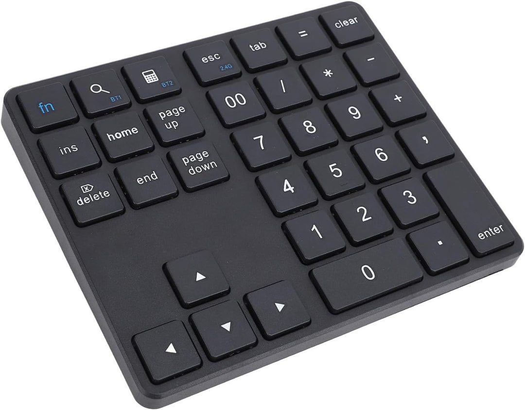 Annadue Bluetooth Nummernblock, Ultradünner, Ergonomischer, Tragbarer, Kabelloser Nummernblock, 35 T
