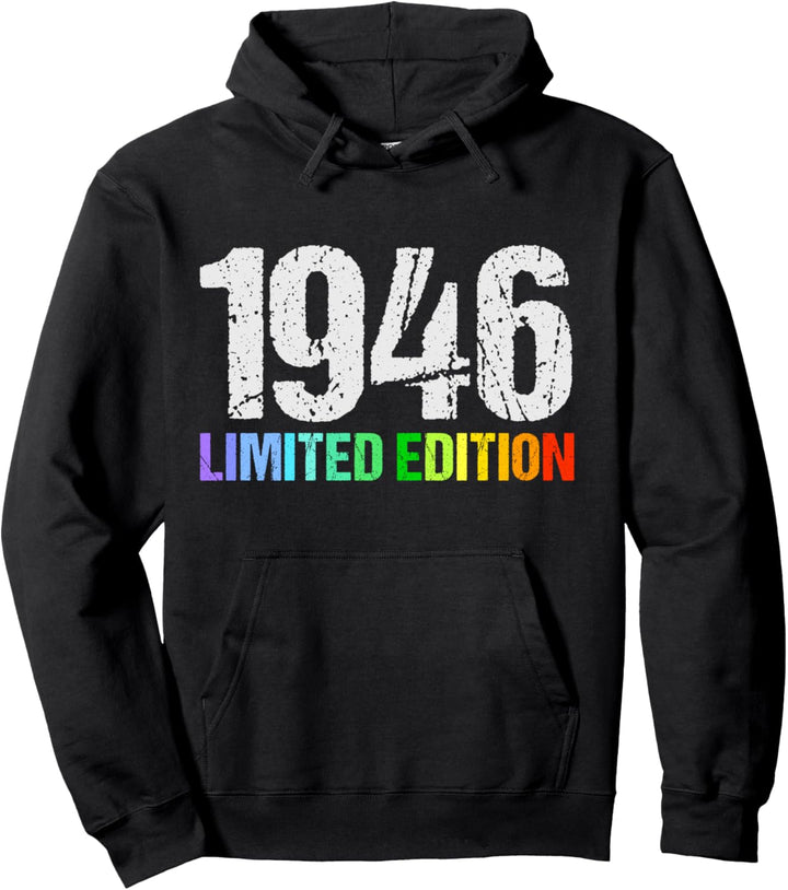 78. Geburtstag Mann Frau 78 Jahre 1946 Deko Lustig Geschenk Pullover Hoodie