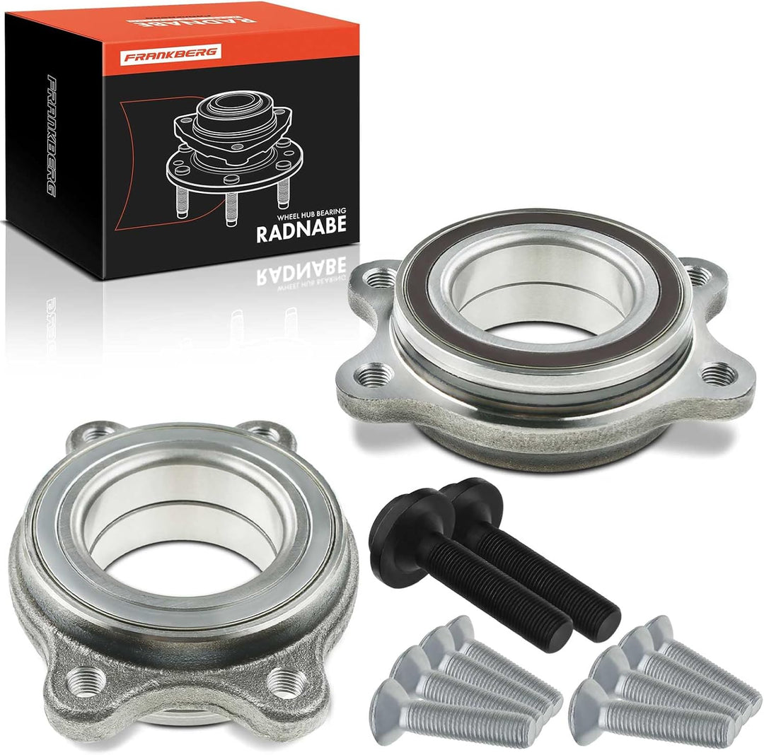 Frankberg 2x Radnabe Radlagersatz Vorne oder Hinten für A4 A5 A6 A7 A8 Q5 Macan 2007-Heute 4H0498625
