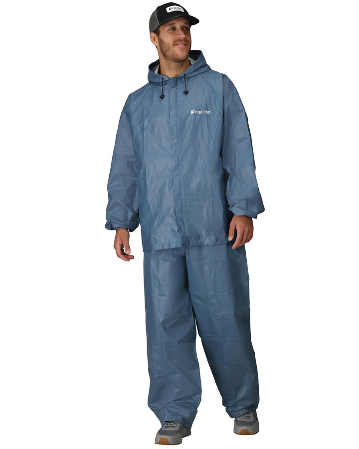 FROGG TOGGS Ultra-Lite Regenanzug für Damen, wasserdicht, atmungsaktiv M Blau, M Blau