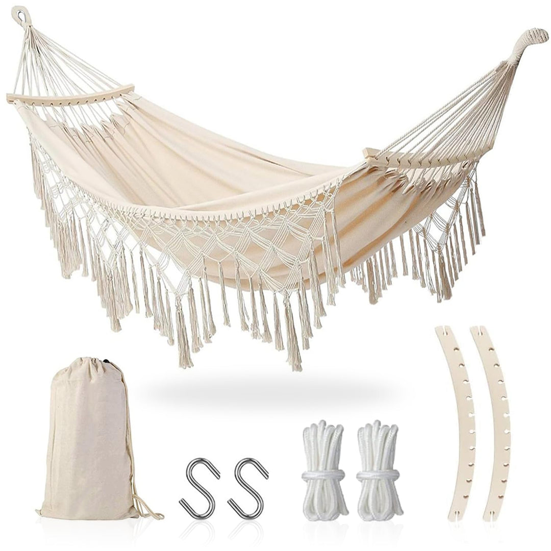 Hängematte Hängesessel Indoor Outdoor - XXL Übergrosser Hängematte 2 Personen max 440 lbs, Hängescha