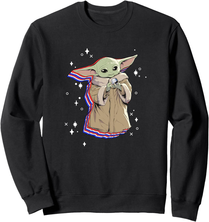 Star Wars: The Mandalorian Fourth Of July Grogu In Stars Sweatshirt