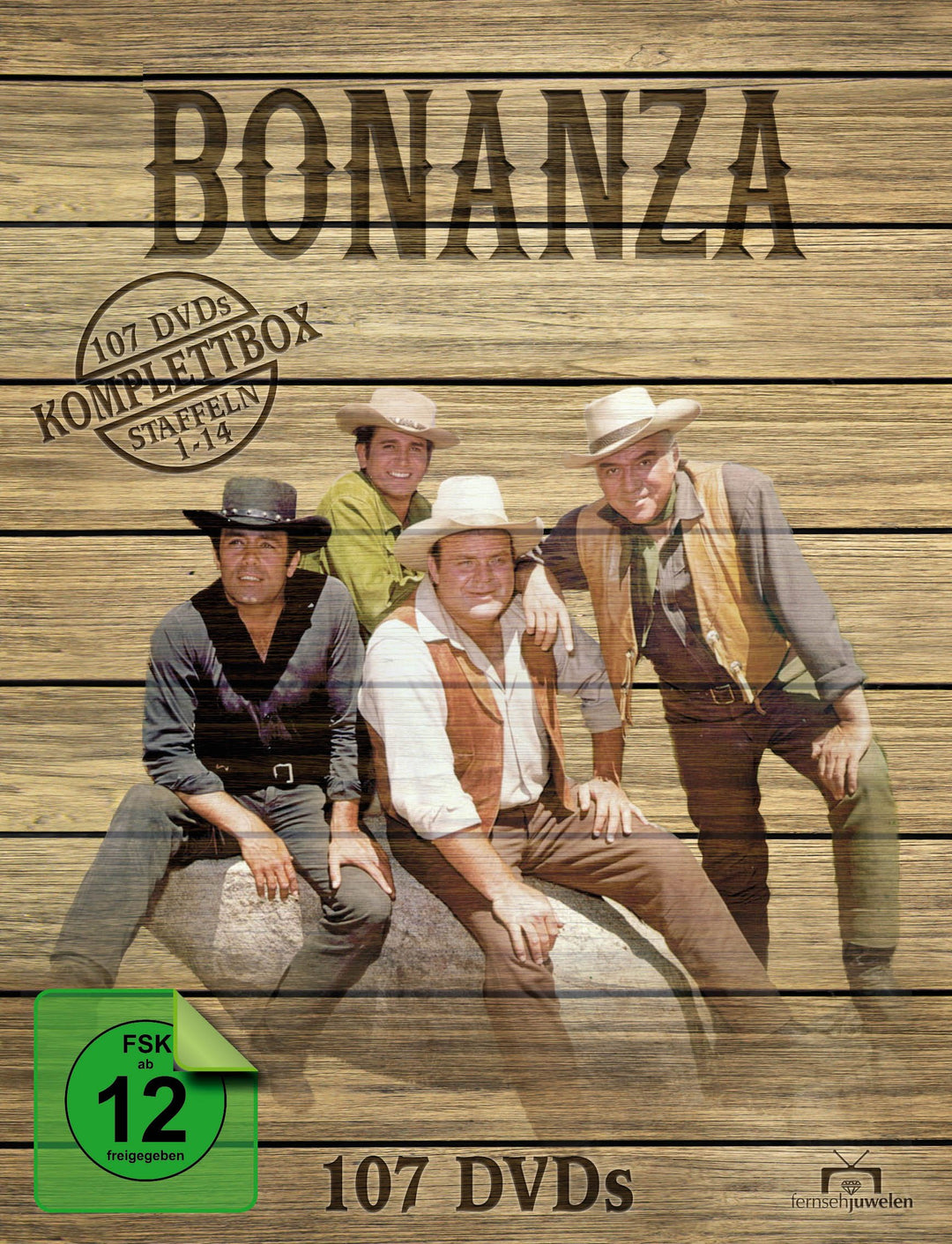 Bonanza - Komplettbox, Staffeln 1-14 (107 Discs), DVD