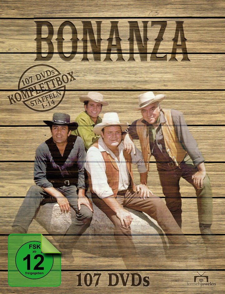 Bonanza - Komplettbox, Staffeln 1-14 (107 Discs), DVD