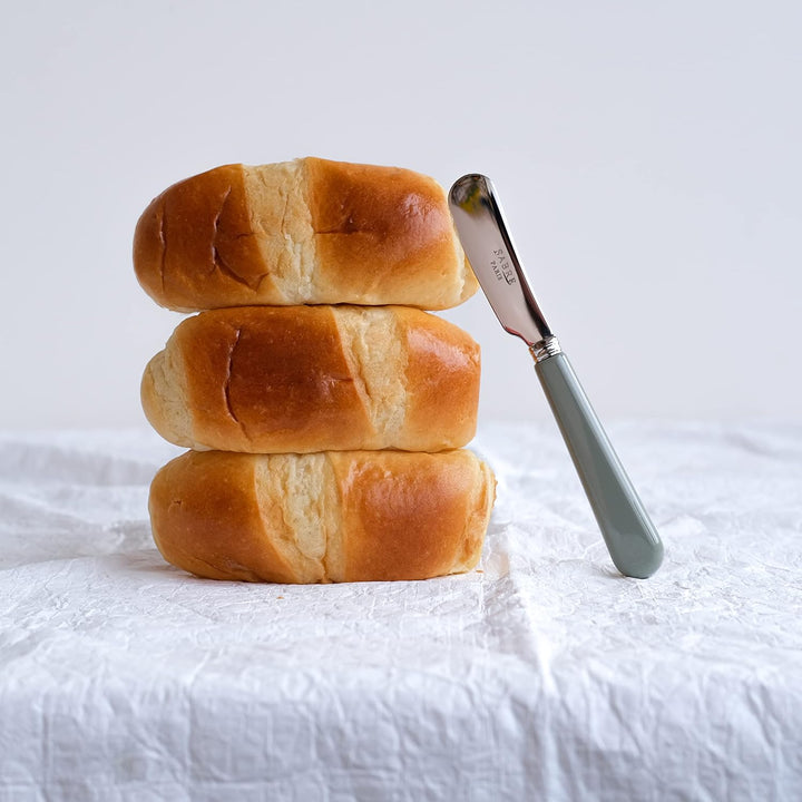 SABRE PARIS - 2er Buttermesser 14 cm - Pop - Ideal Für Butter, Aufstrich - Edelstahl &amp; Acryl - Spülm