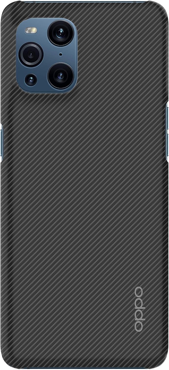 OPPO Find X3 Pro Aramidfaser-Schutzhülle, Schwarz