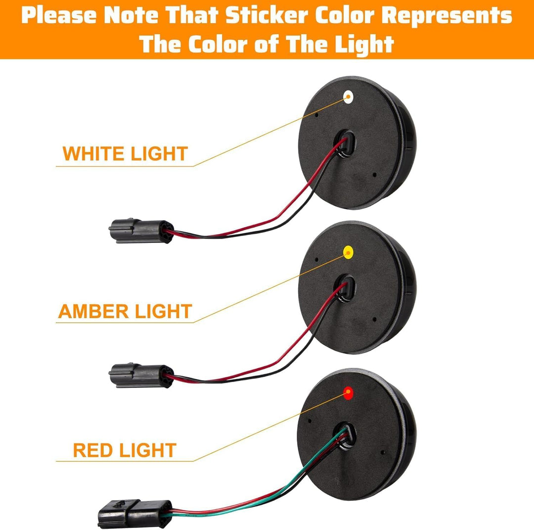 HEYOUTH 10PCS Led Update Light Kits,Kompletten Lichtkits Anzeige Hinten Rückleuchte Nebel & Rückwärt