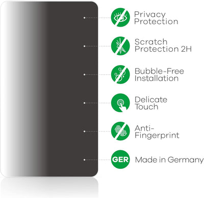 upscreen Anti-Spy Blickschutzfolie für Samsung Galaxy Book4 Pro 360 16" Privacy Screen Displayschutz