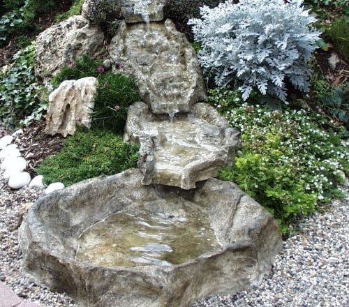Komplettanlage Komplettset Fulda Granit, Grau/Grün, 130 x 42 x 50 cm, 5-teilig