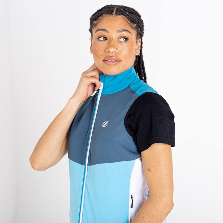 Dare2b Damen Duplicity Ii Vest Jacke 32 Crystal Seas / Orion Grey / Capri Blue, 32 Crystal Seas / Or