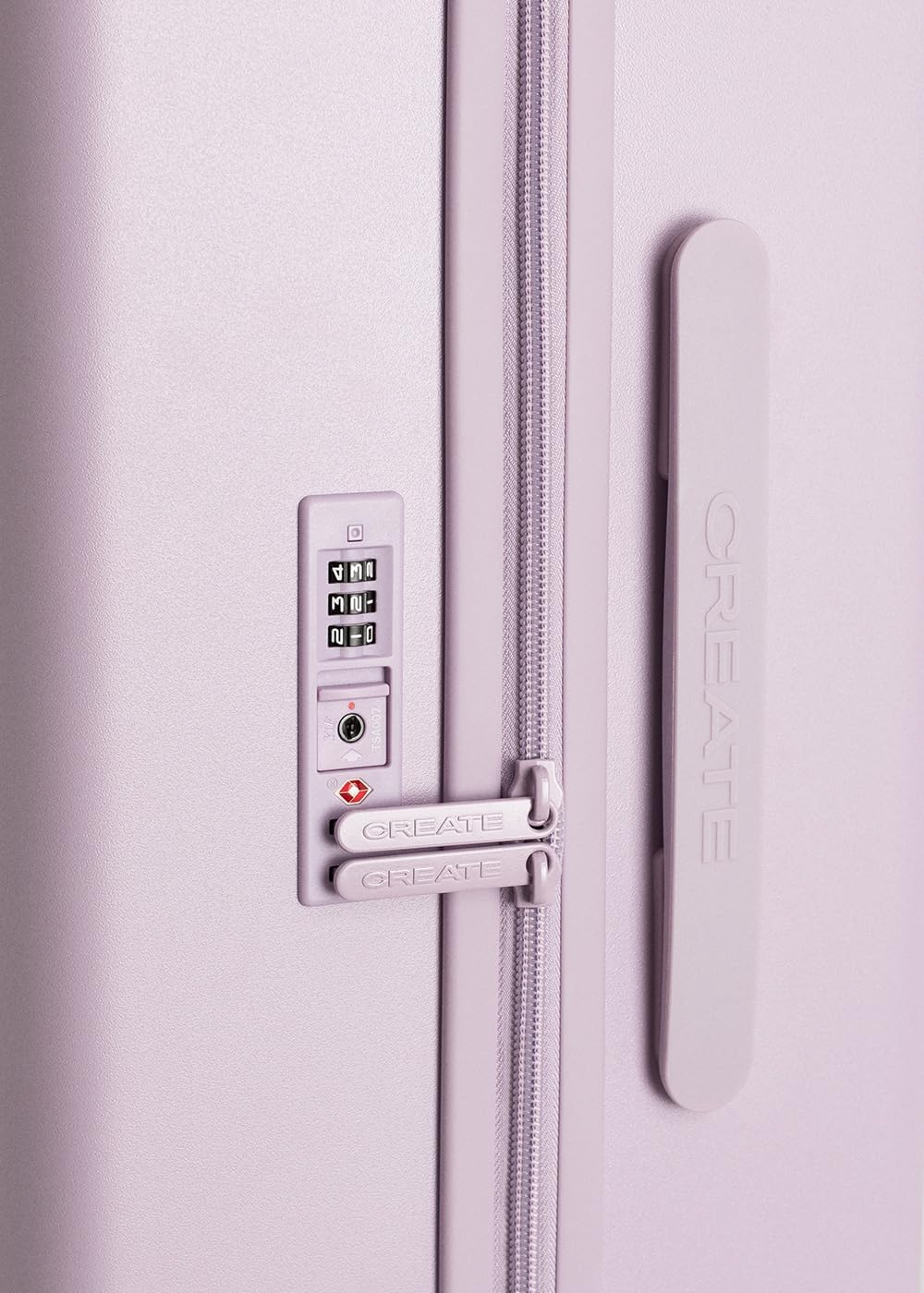CREATE / Luggage Studio/Faltbarer Polykarbonat-Hartschalenkoffer Violett / 39x23x54cm / TSA-Vorhänge