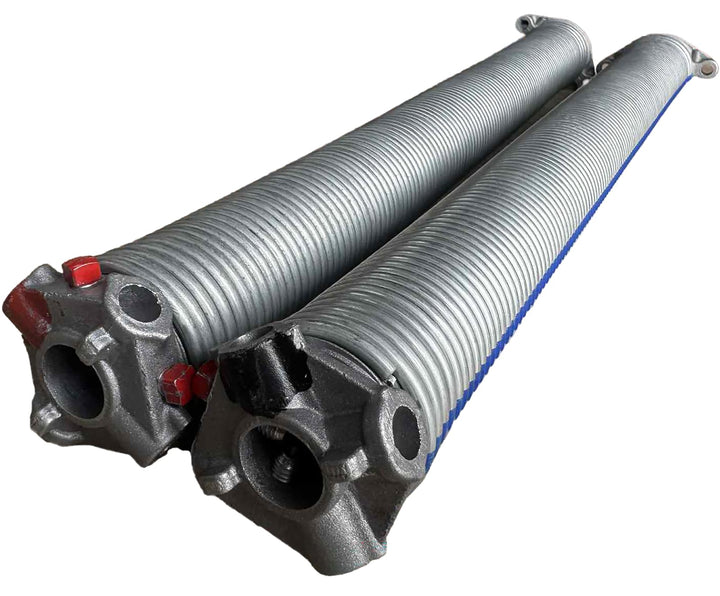 KASTOM Garagentor Torsionsfedern Set SPRINGSERVICE verzinkt 1 Paar Federn links rechts – Ersatzfeder