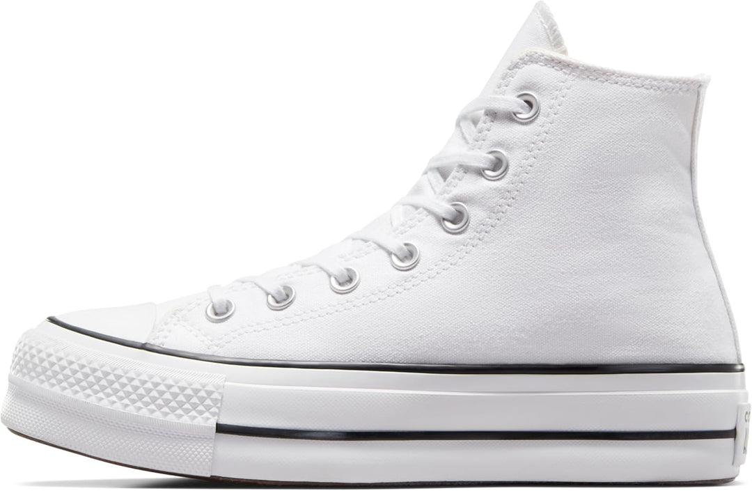 Converse Ct Core Lea Hi 236580-61-8 Unisex - Erwachsene Sneaker 36 EU Weiss Schwarz Weiss, 36 EU Wei
