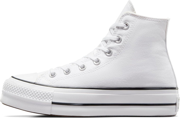 Converse Ct Core Lea Hi 236580-61-8 Unisex - Erwachsene Sneaker 36 EU Weiss Schwarz Weiss, 36 EU Wei