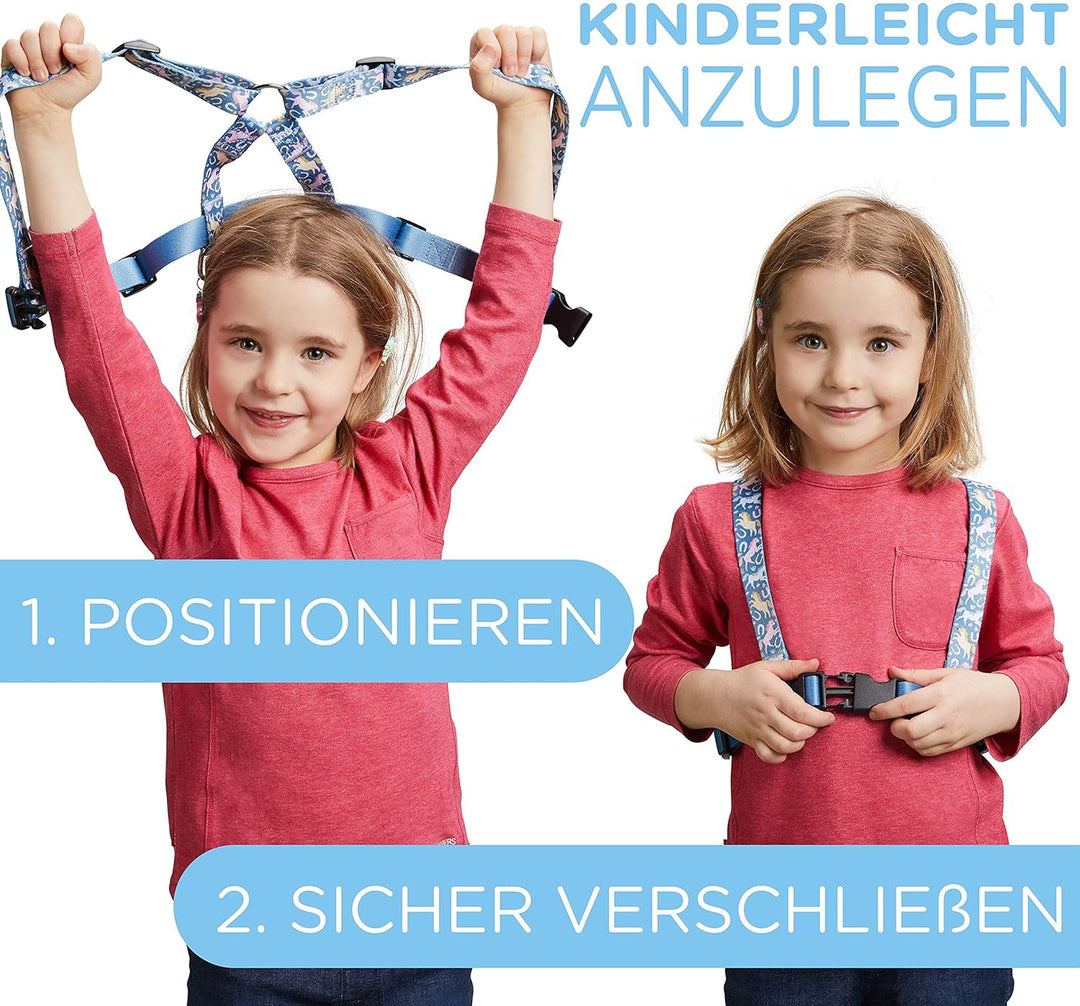 Jubi® Pferdeleine Kinder - grössenverstellbar für perfekten Sitz und Aufbewahrungsbeutel - Pferdeges