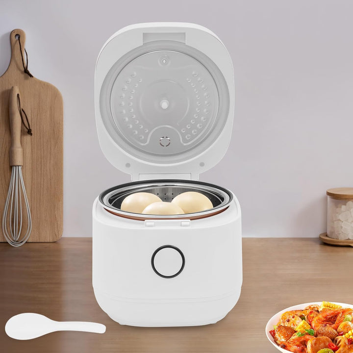 5L Mini Elektrischer Reiskocher Rice Cooker mit Low Carb Funktion and Edelstahl-Filterkorb 24h Timer
