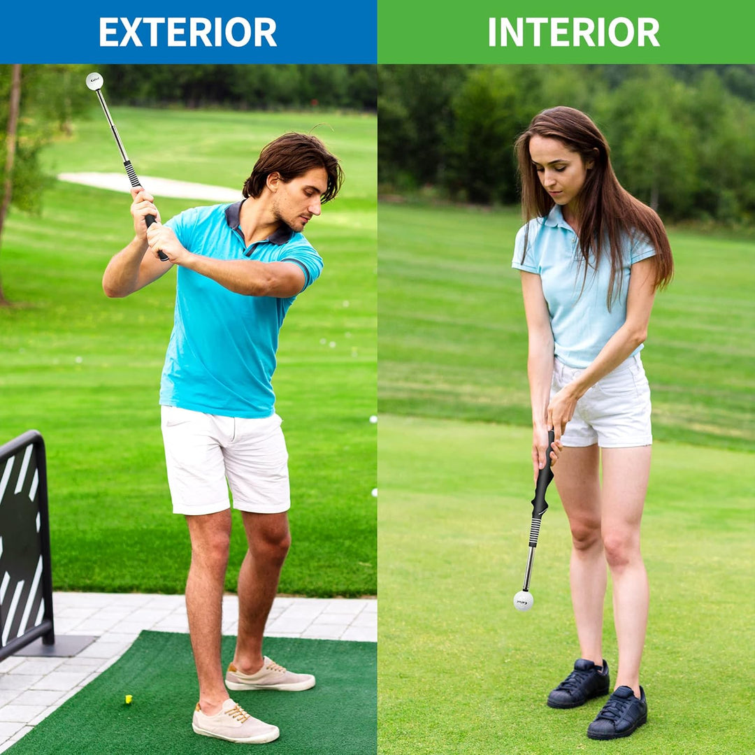 Golf Schwungtrainer, Tragbare Golf Trainingshilfe, Einstellbar Zur Verbesserung von Scharnier, Unter