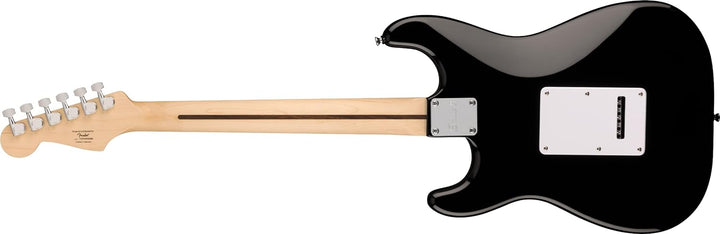 Squier by Fender Sonic Stratocaster® E-Gitarre, Griffbrett aus Ahorn, weisses Schlagbrett, schwarz
