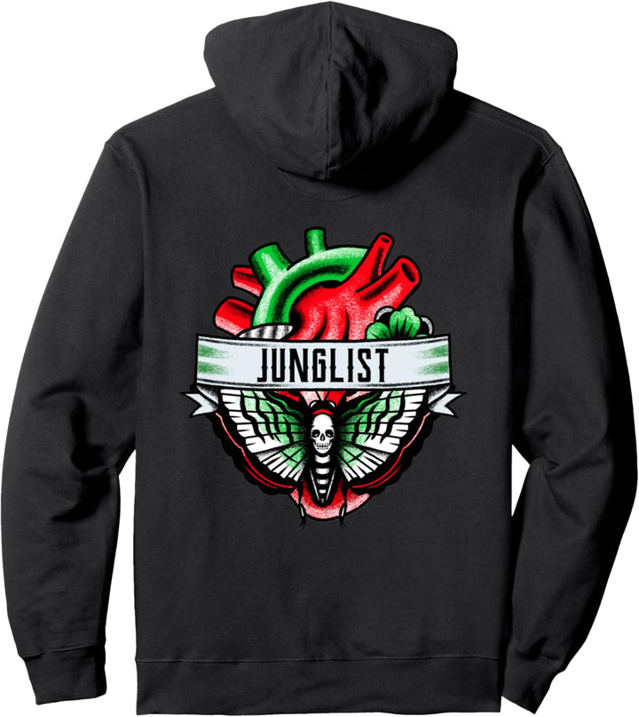Drum And Bass Music Liquid DNB Jungle EDM Drum N Bass Pullover Hoodie