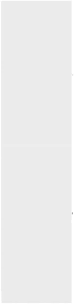 vidaXL Apothekenschrank, weiss, 30 x 41 x 174,5 cm, aus Spanplatte, Apothekenschrank, Apothekenmöbel