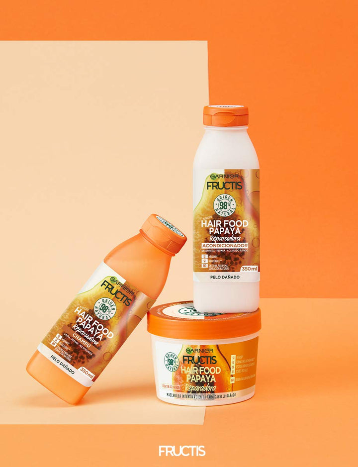 Fructis Hair Mascaras 280 ml Papaya 390 ml (3er Pack), Papaya 390 ml (3er Pack)