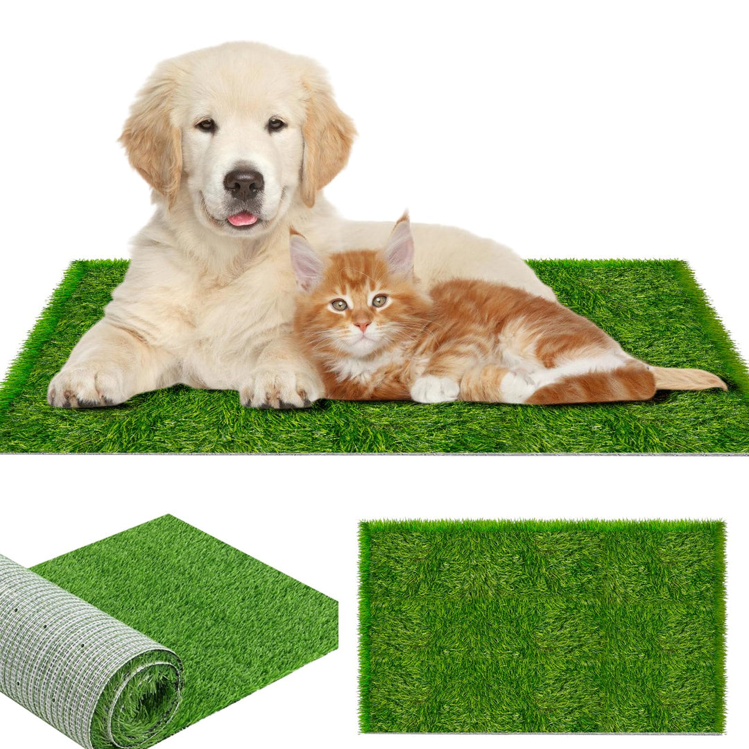 Wiederverwendbare Hundetoilette Hunde Rasenteppich: 50×70cm Künstlicher Grasteppich, Premium Kunstra