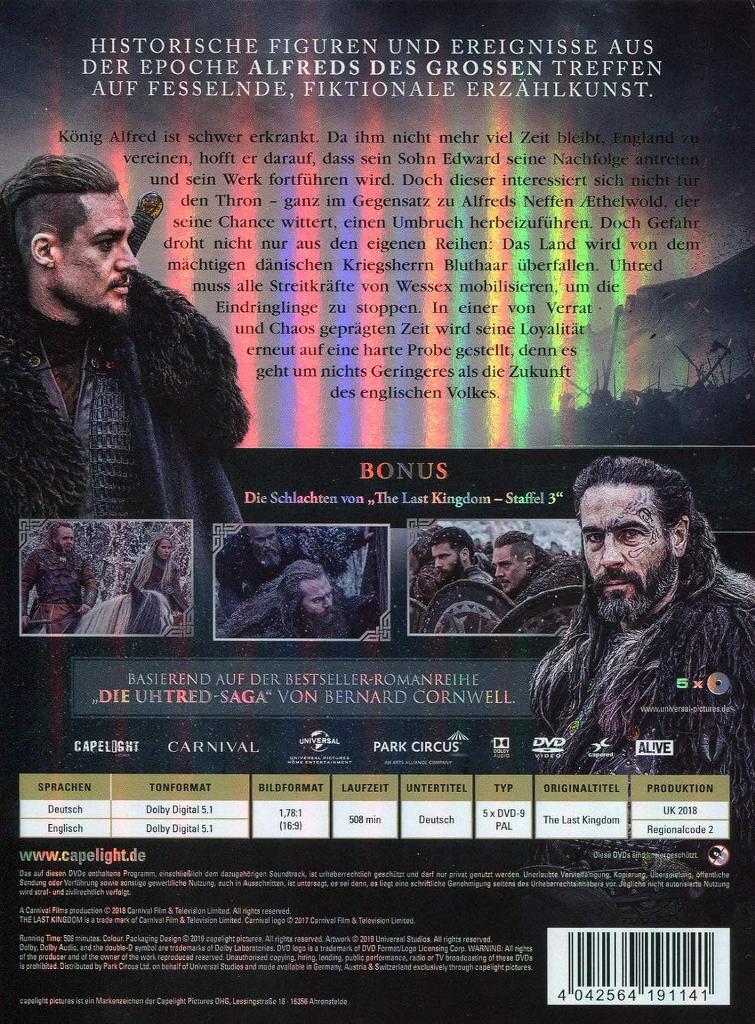 The Last Kingdom - Staffel 3 (5 Discs im Schuber)