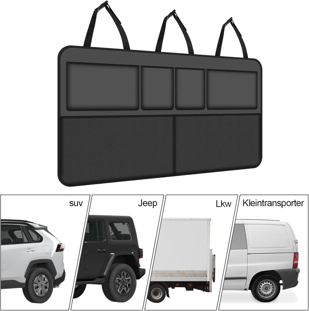 Auto Organizer – Praktische Kofferraumtasche mit 8 Fächern für mehr Ordnung im SUV