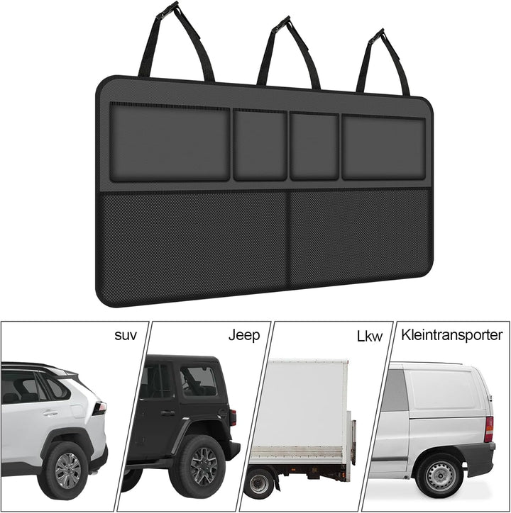 Auto Organizer – Praktische Kofferraumtasche mit 8 Fächern für mehr Ordnung im SUV