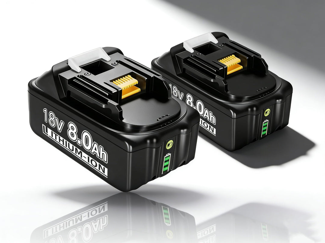 2 Stück 18V 8.0Ah/8000mAh Li-ion Akku Ersatzakku für makita 18V Akku BL1850 BL1850B BL1830 BL1860B B