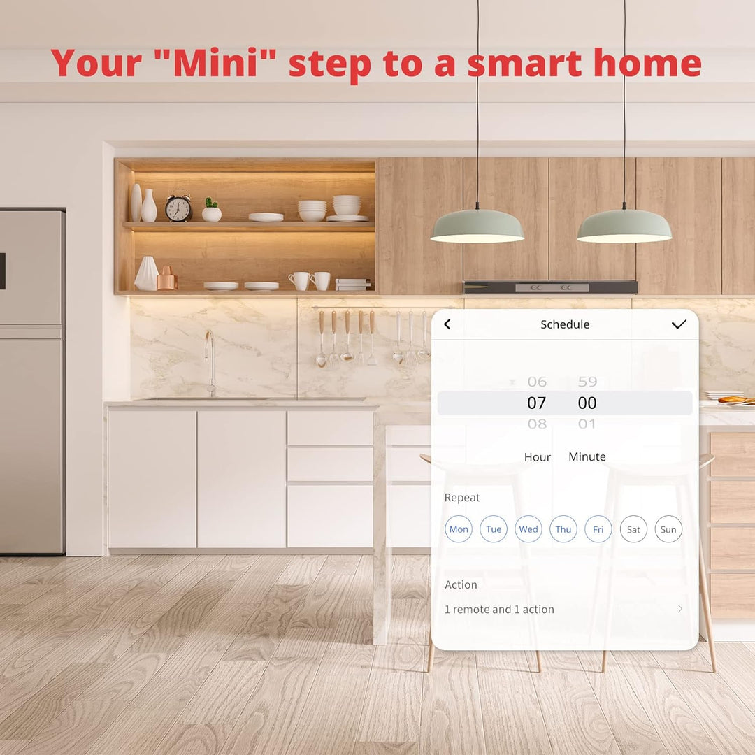 SwitchBot Hub Mini Smart Fernbedienung - IR-Sendersystem, Verbindung zu WLAN, Klimaanlagensteuerung,