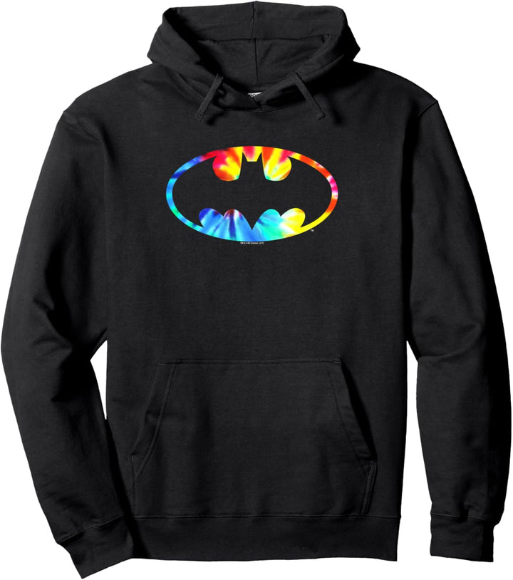 Batman Tie Dye Batman Logo Pullover Hoodie