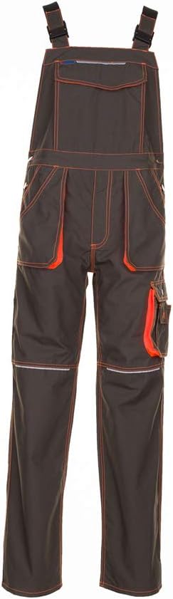 Planam Grösse 28 Unisex Basalt Neon Latzhose Oliv orange Modell 6232 Oliv/Orange 28, Oliv/Orange 28