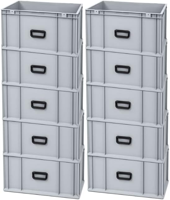 PROREGAL Eurobox NextGen Portable Uno | HxBxT 32x40x60cm | 65 Liter | Eurobehälter, Transportbox, Tr