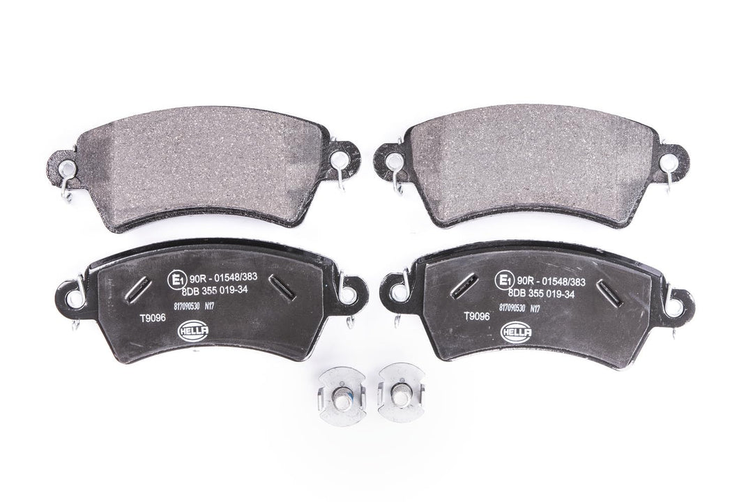HELLA PAGID 8DB 355 019-341 Bremsbelagsatz - T9096 - Dicke/Stärke: 18mm - Bremssystem: Bosch - nicht