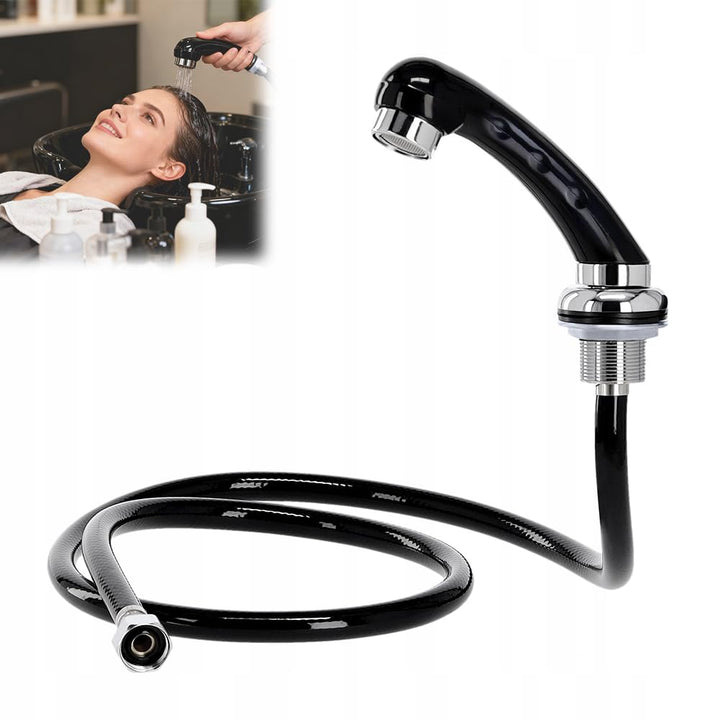 Duschkopf mit Schlauch Schwarz, Waschbecken Handbrause, Duschkopf Schlauch, Duschkop ABS Handbrause